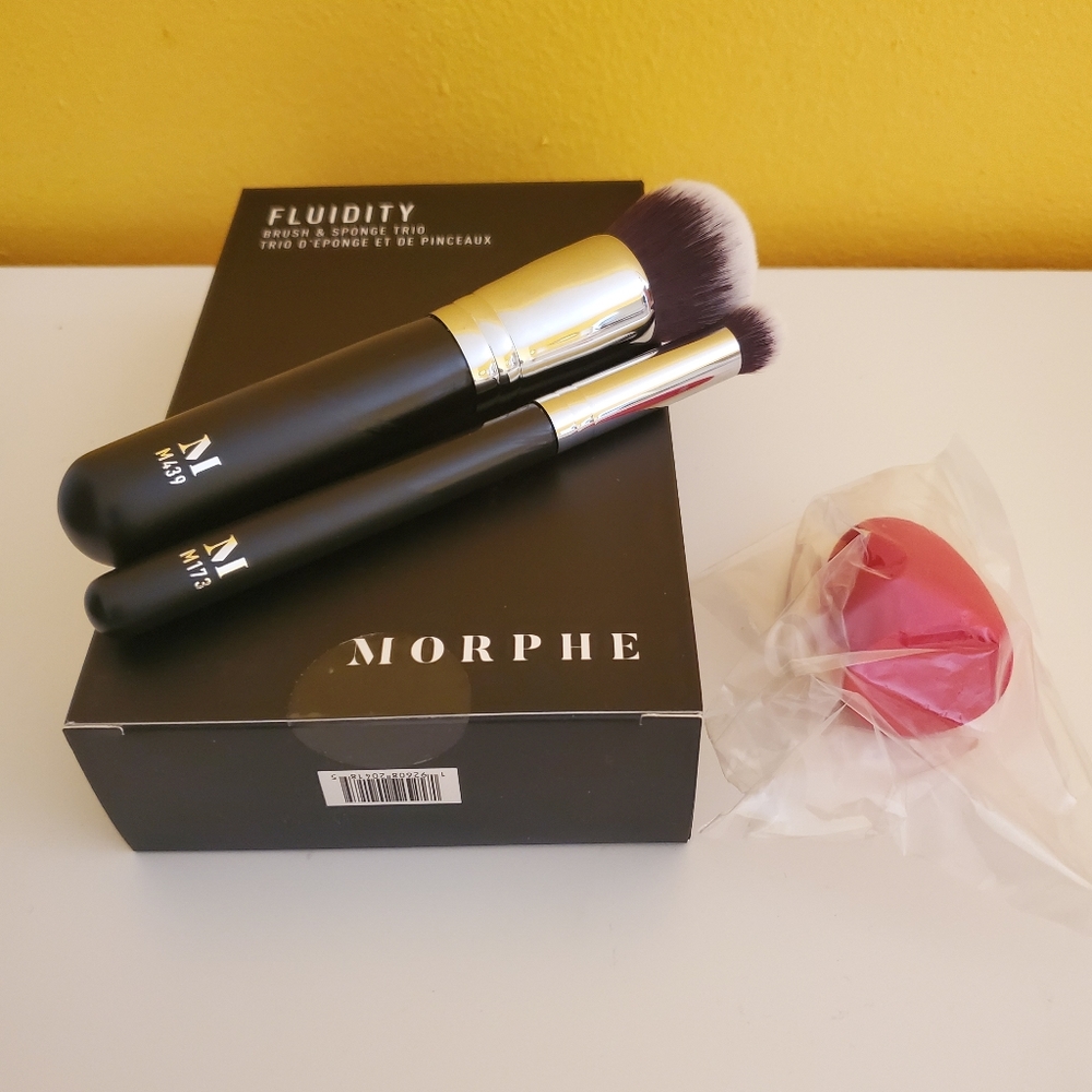 Morphe Fluidity Brushes and Beauty Blender Sponge